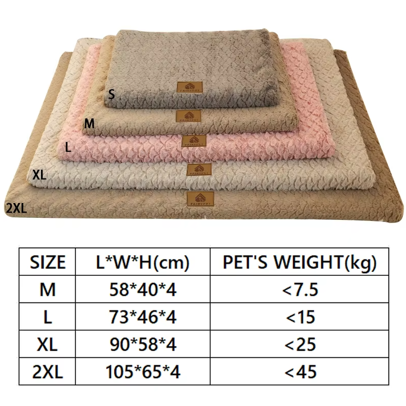 Orthopädisches Plüsch-Hundebett, extra weich & stützend; perfekter Liegeplatz für große & kleine Hunde.