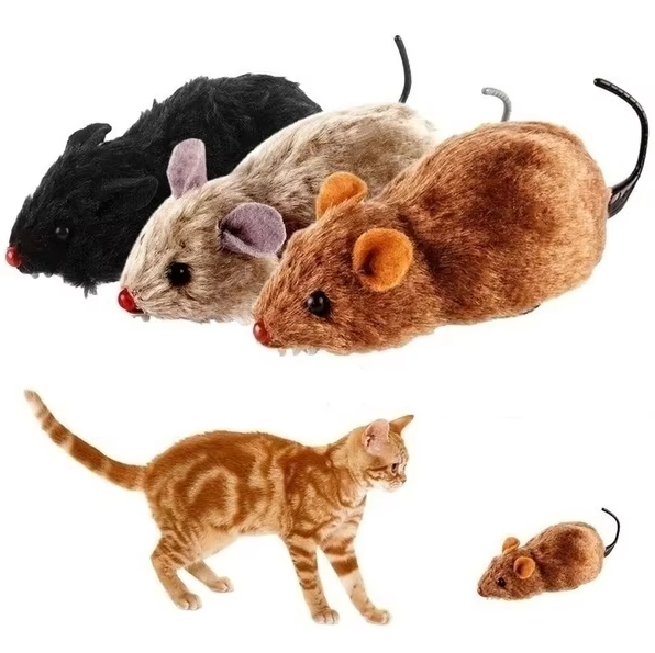 Interaktive Rennmaus, elektrisch betrieben, bietet Katzen stundenlangen Jagdspaß und hält sie aktiv.