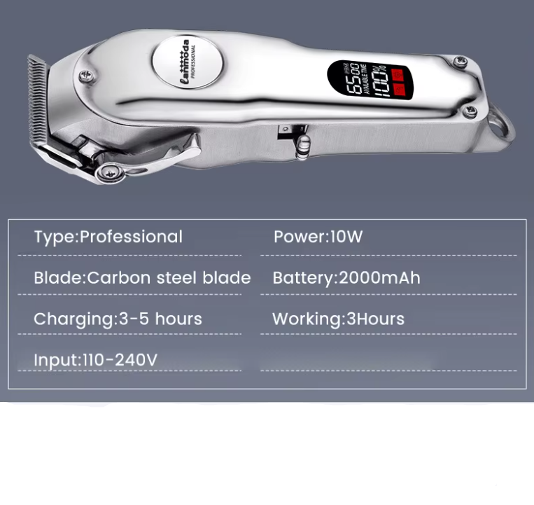 Ergonomischer kabelloser Tier-Trimmer für Hunde & Katzen, einfache & stressfreie Fellpflege, wiederaufladbar.