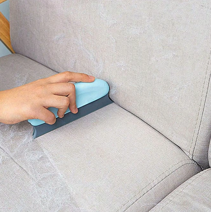 Vielseitiger Tierhaarentferner für Sofa, Teppich und Kleidung. Entfernt effektiv Tierhaare und Fusseln.