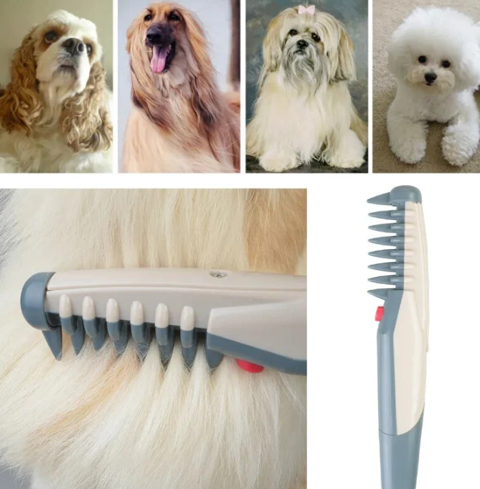 Kabelloser, leiser Fellpflege-Trimmer für Hunde & Katzen, ideal für stressfreie Tierfriseur-Erlebnisse.