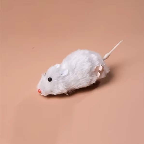 Robuste elektrische Spielmaus für Katzen, perfekt zur Stimulation des Jagdtriebs und als Haustier-Aktivität.