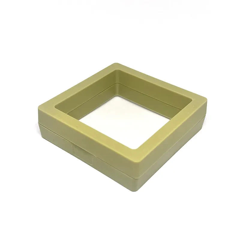 Praktisches 10er-Set schwebender Schmuck-Organizer-Boxen, ideal für Vitrine oder Ladendisplay.