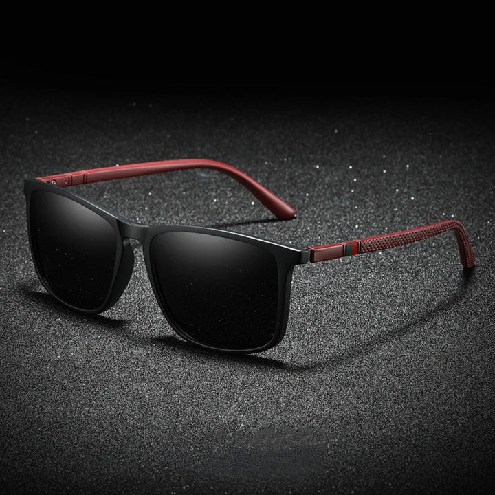 Blendfreie, polarisierte quadratische Sonnenbrille unisex, Must-have Accessoire mit UV400 Augenschutz.