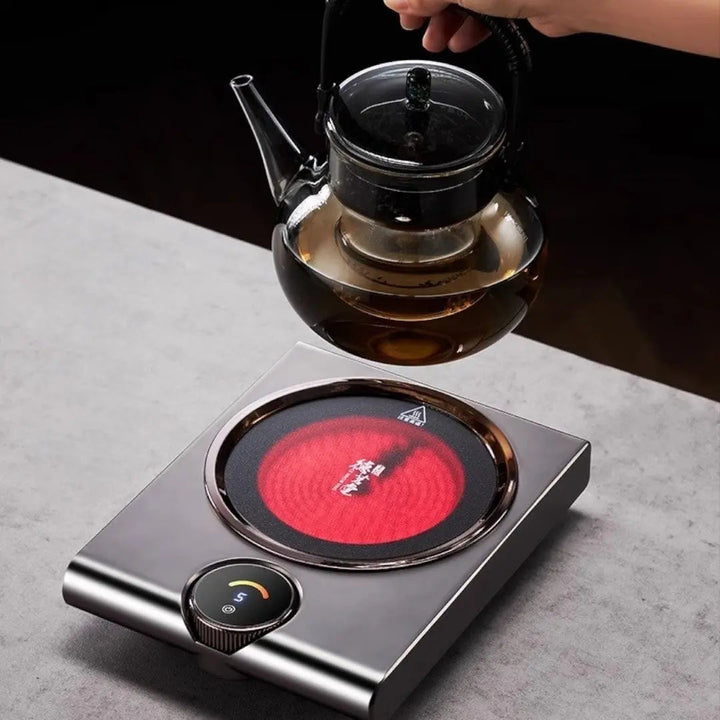 Elegante, smarte Keramik-Heizplatte für Tee & Kaffee. Modernes Design als Teebereiter oder Teewärmer.