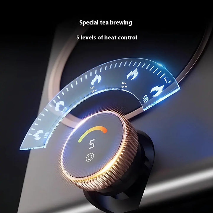 Platzsparende Keramik-Heizplatte. Das ideale elektrische Küchengerät zum Warmhalten von Tee & Kaffee, kompakt & smart.