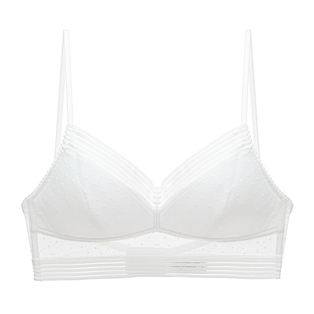 Komfortabler Damen BH Bralette nahtlos, bügelfrei mit Spitze, ideale Unterwäsche für Damen.