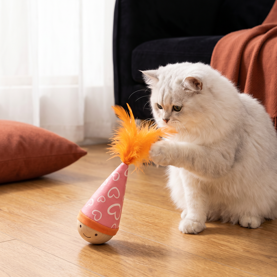 Hochwertiges federndes Katzenspielzeug: interaktive Beschäftigung und effektiver Stressabbau für Katzen.