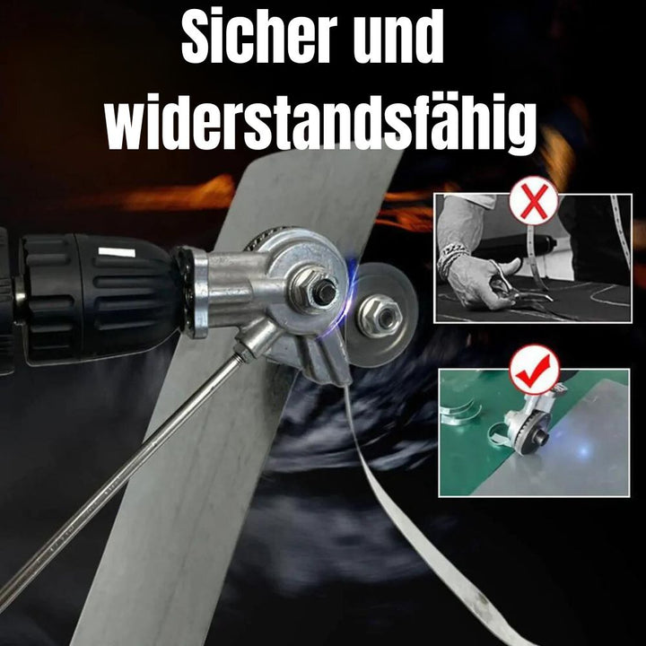Innovativer Schneidaufsatz für Akkuschrauber zum Astschneiden. Gartenpflege leicht gemacht, 30 mm Schnitt.