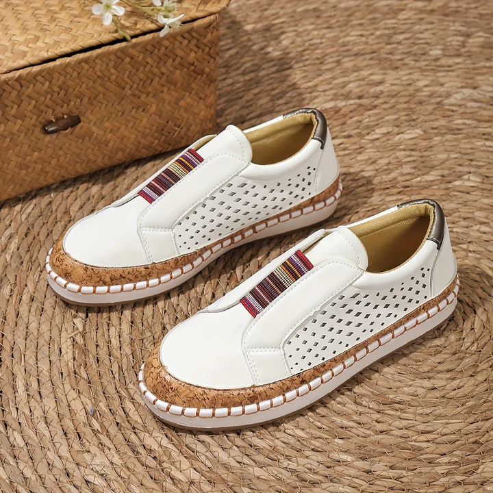 Stylische Damen Slip-On Sneaker, perfekt für den Alltag. Komfortable Damenschuhe mit rutschfester Sohle.