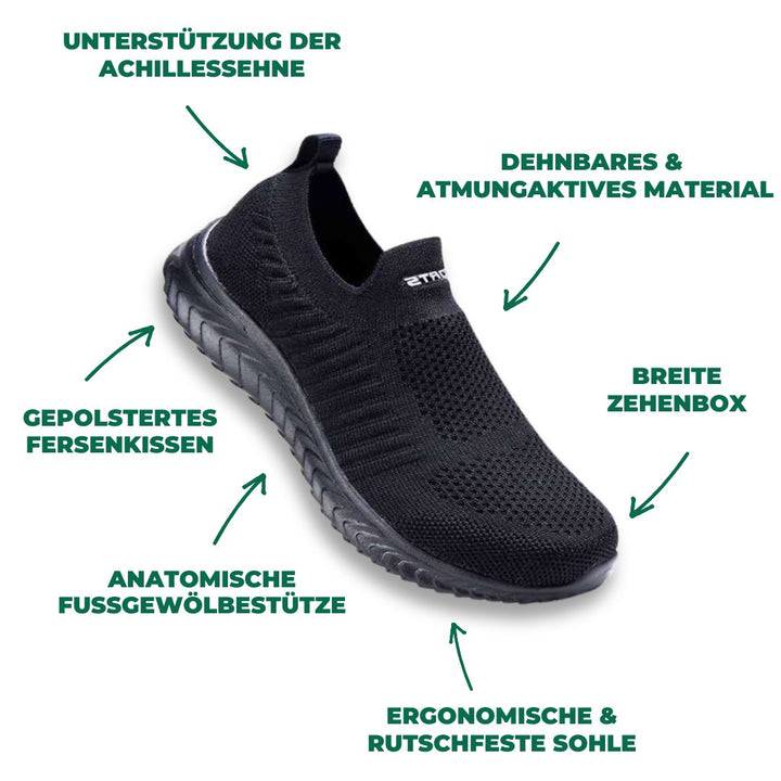 Unterstützende orthopädische Schuhe für Damen & Herren, fördern gesunde Füße & Wohlbefinden.
