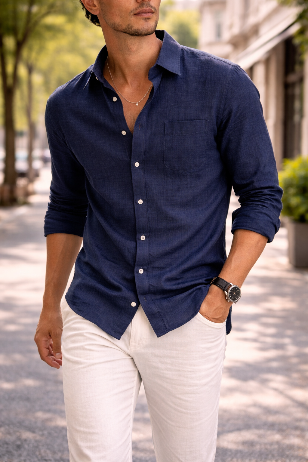 Atmungsaktives Herren Sommer Polo-Shirt, weicher Stoff, klassischer Kragen. Vielseitiges Kurzarmshirt für Freizeit & Büro.