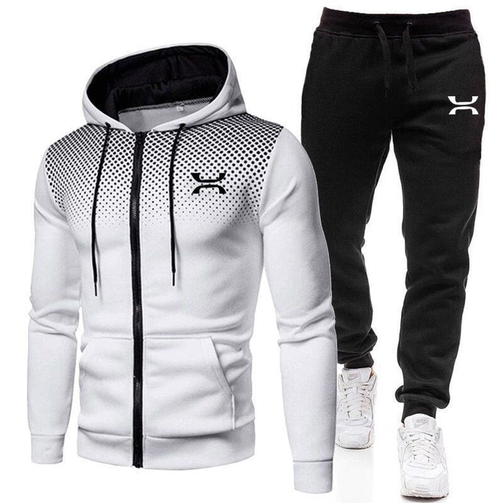 Stylischer Herren Trainingsanzug für Sport & Urban Style. Hochwertiger Hoodie & passende Jogginghose für Herren.