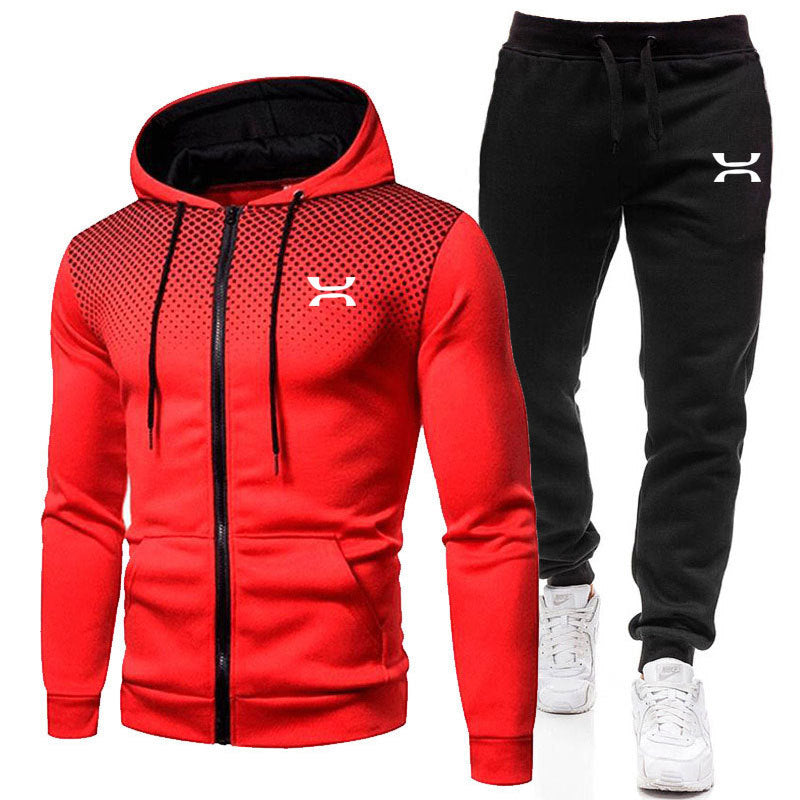 Komfortabler Herren Freizeitanzug aus Hoodie und Jogginghose. Perfekt für das Gym, Jogging und entspannte Tage.