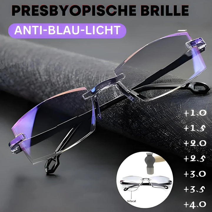 Moderne Unisex Lesebrille mit Blaulichtfilter, kratzfest. Perfekt für Nah- und Fernsicht.