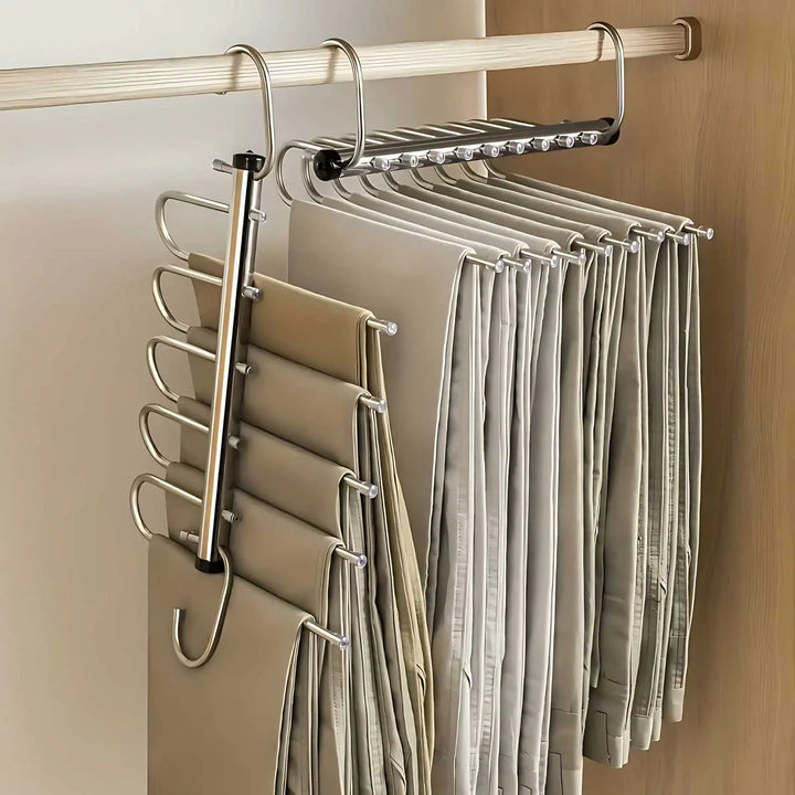 Kleiderschrank-Organizer für maximale Ordnung & platzsparende Kleideraufbewahrung in der Garderobe.