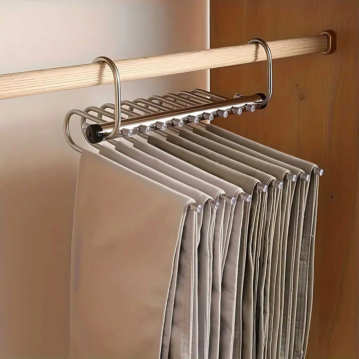 Modularer Kleiderschrank-Organizer aus Stoff, ideal für platzsparende Garderoben-Aufbewahrung und Homedecor.