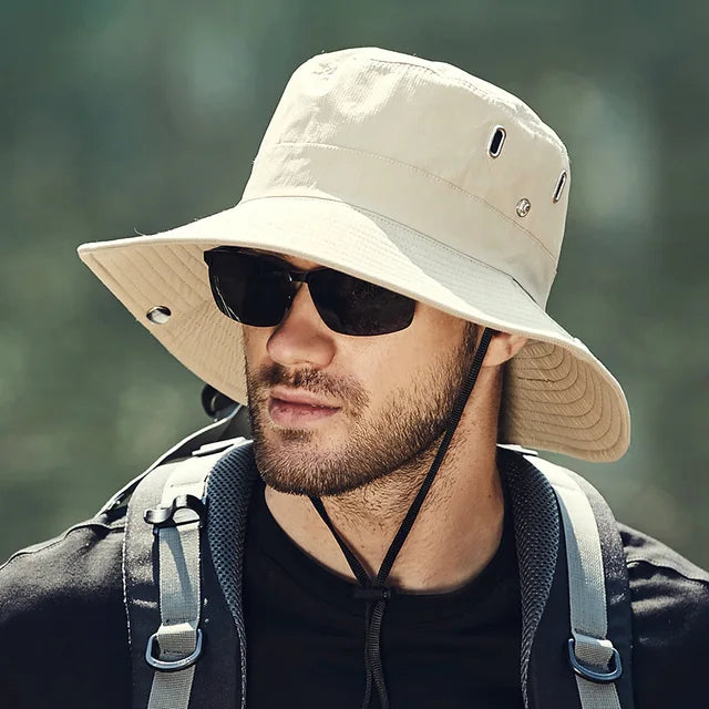 UV-Schutz Sommerhut für Herren, ideal als Sonnenhut bei Outdoor-Aktivitäten & Reisen.