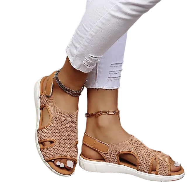 Damen Komfort Sandalen mit ergonomischem Fußbett. Leichte, bequeme Sommersandalen für Alltag & Freizeit.