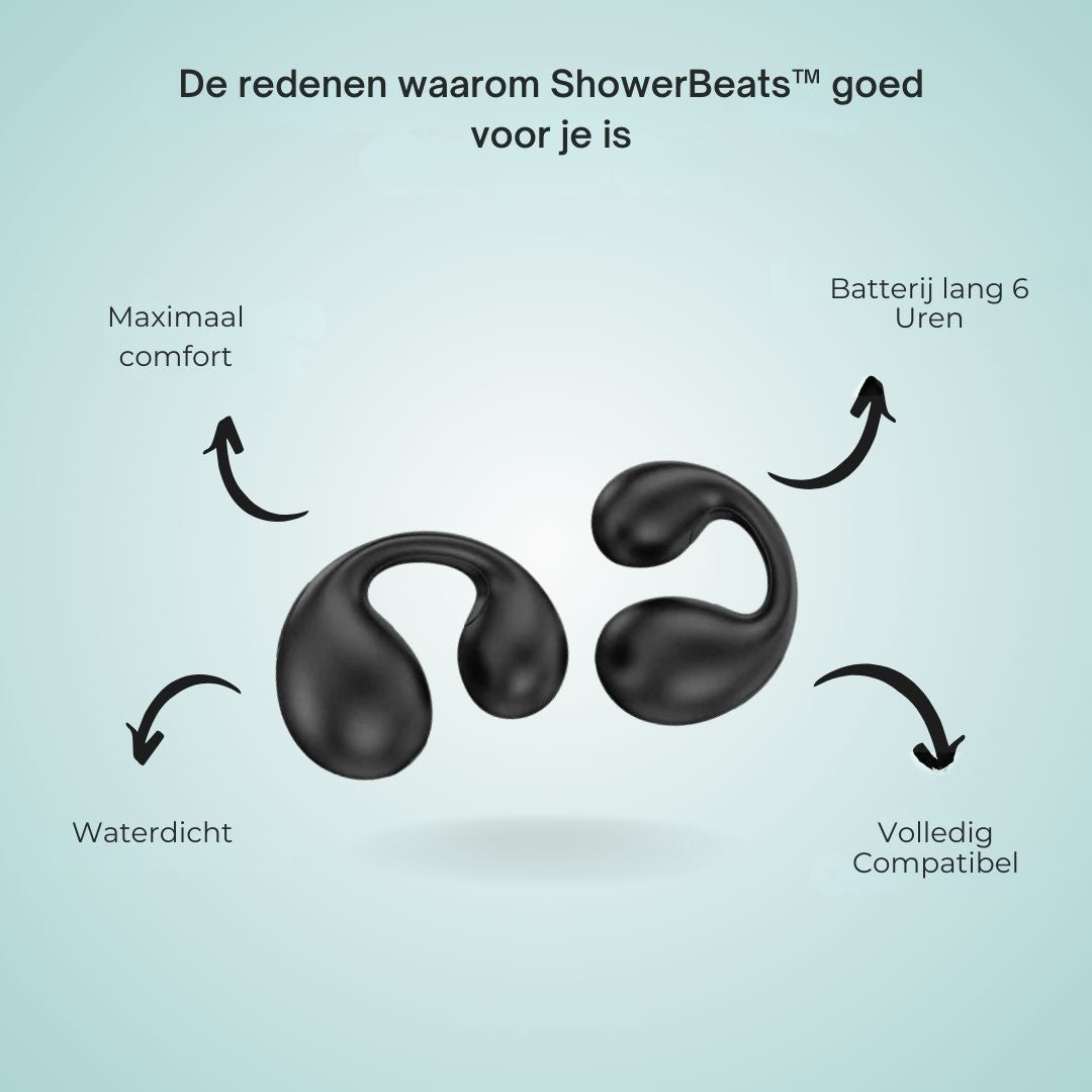Detailansicht der ergonomischen, unisex Bluetooth Ohrhörer. Sicherer Halt für Sport und täglichen Gebrauch.