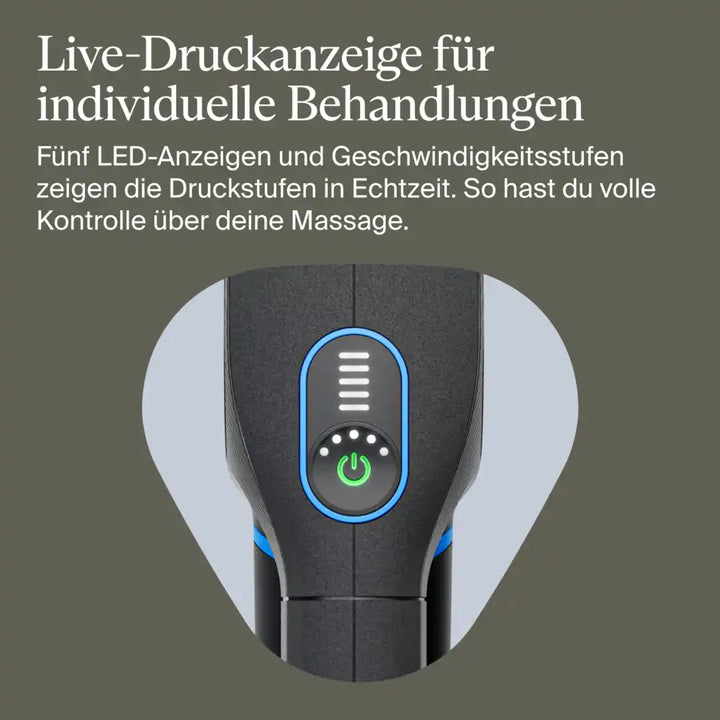 Massagegerät für Tiefengewebe hilft effektiv bei Muskelschmerzen, Verspannungen und zur Erholung.