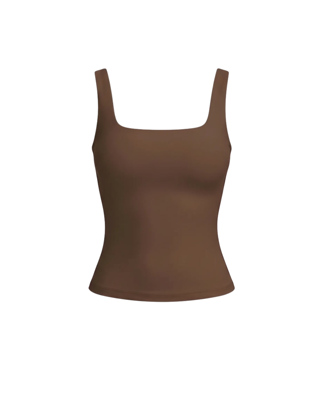 Elegantes Damen Basic Top, figurbetont, mit markantem Eckausschnitt. Ärmellos, ideal für Alltag & Sommer.