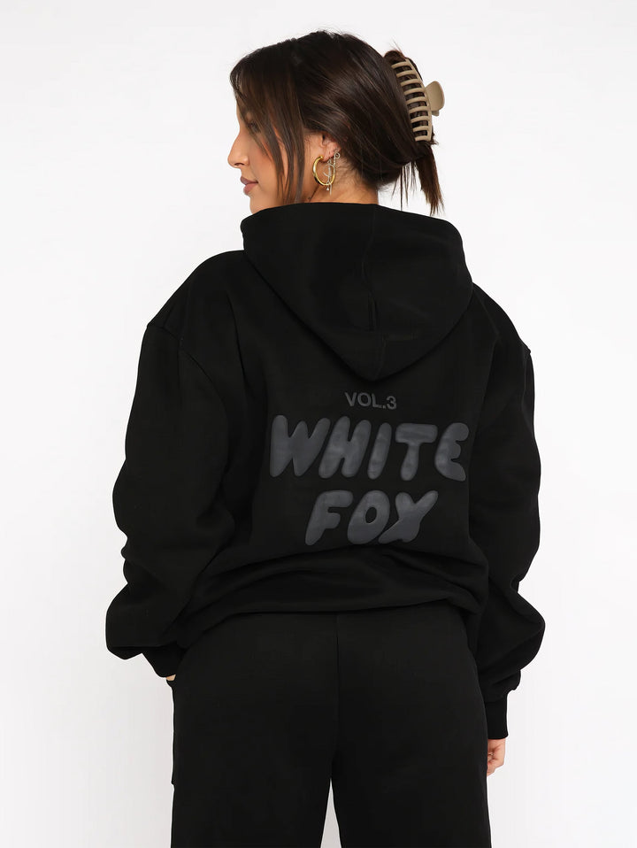 Damen Freizeit-Set in Grau: Eleganter Hoodie & Jogginghose für Damen, perfekt für Komfort & Stil.