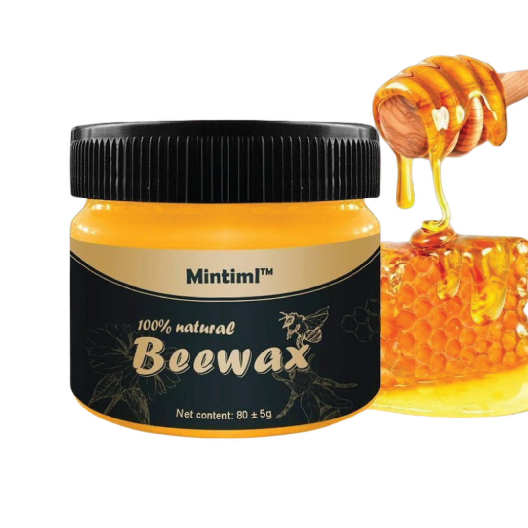 Bienenwachs Holzpflege 80g Dose. Möbelpolitur für Glanz, Schutz & intensive Pflege von Holzmöbeln.