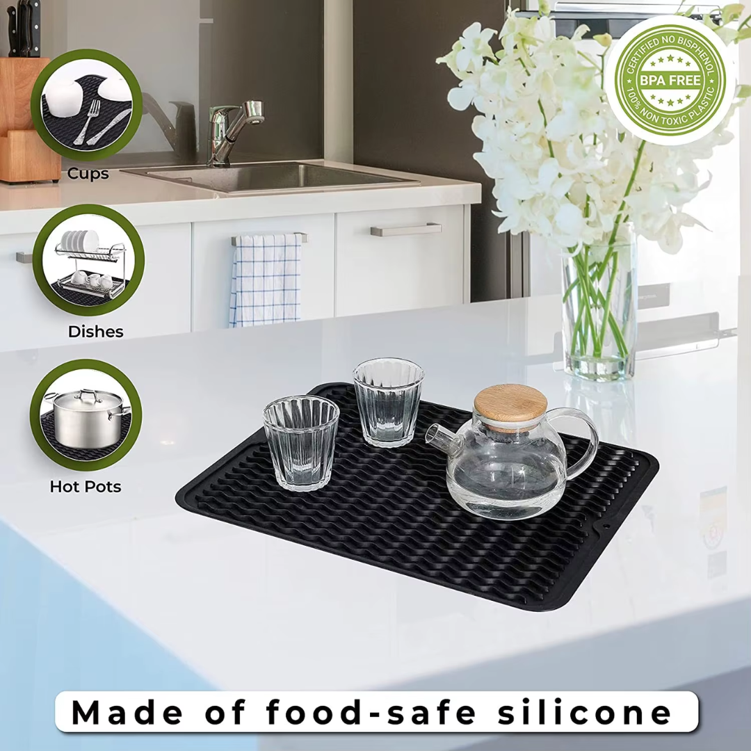 Vielzweck-Silikonmatte für gesunde Küche: BPA-frei, hygienisch & spülmaschinenfest.