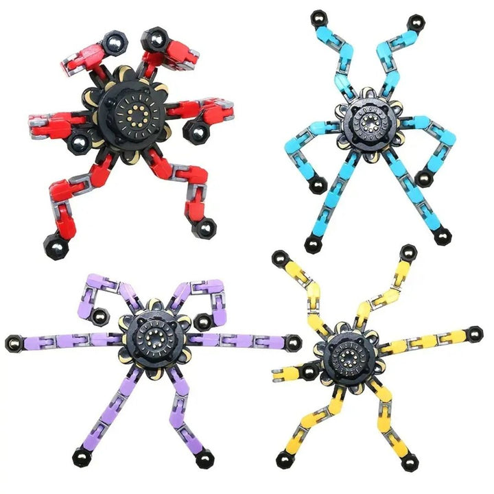 Pädagogisches Roboter Spinner Lernspielzeug für Kinder, steigert Konzentration & Spielspaß. Anti-Stress Fidget Toy.