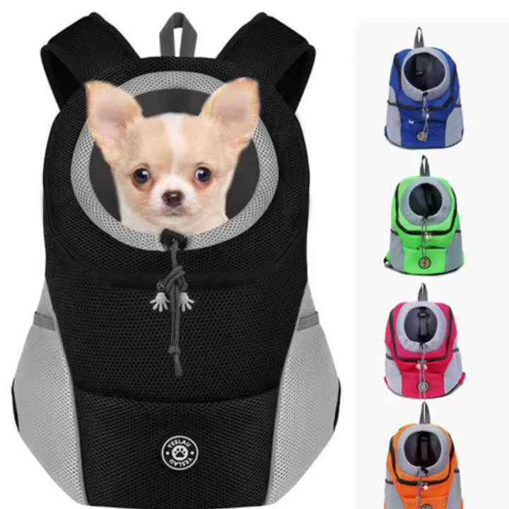 Komfortables & sicheres Hundetragepack für kleine Hunde. Ideal für Spaziergänge, Reisen & Transport.