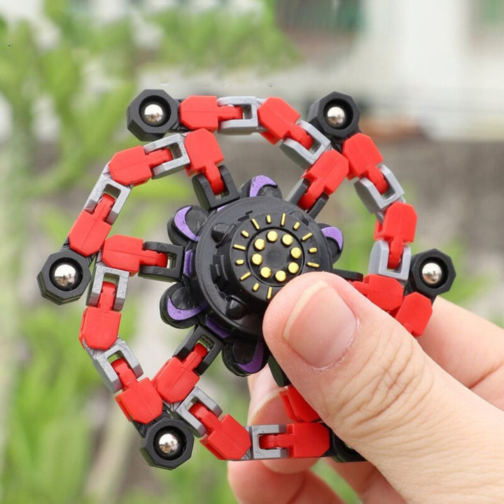 Roboter Spinner als Geschenk für Kinder, pädagogisch wertvolles Anti-Stress Lernspielzeug & Fidget Toy. Geschenkidee.