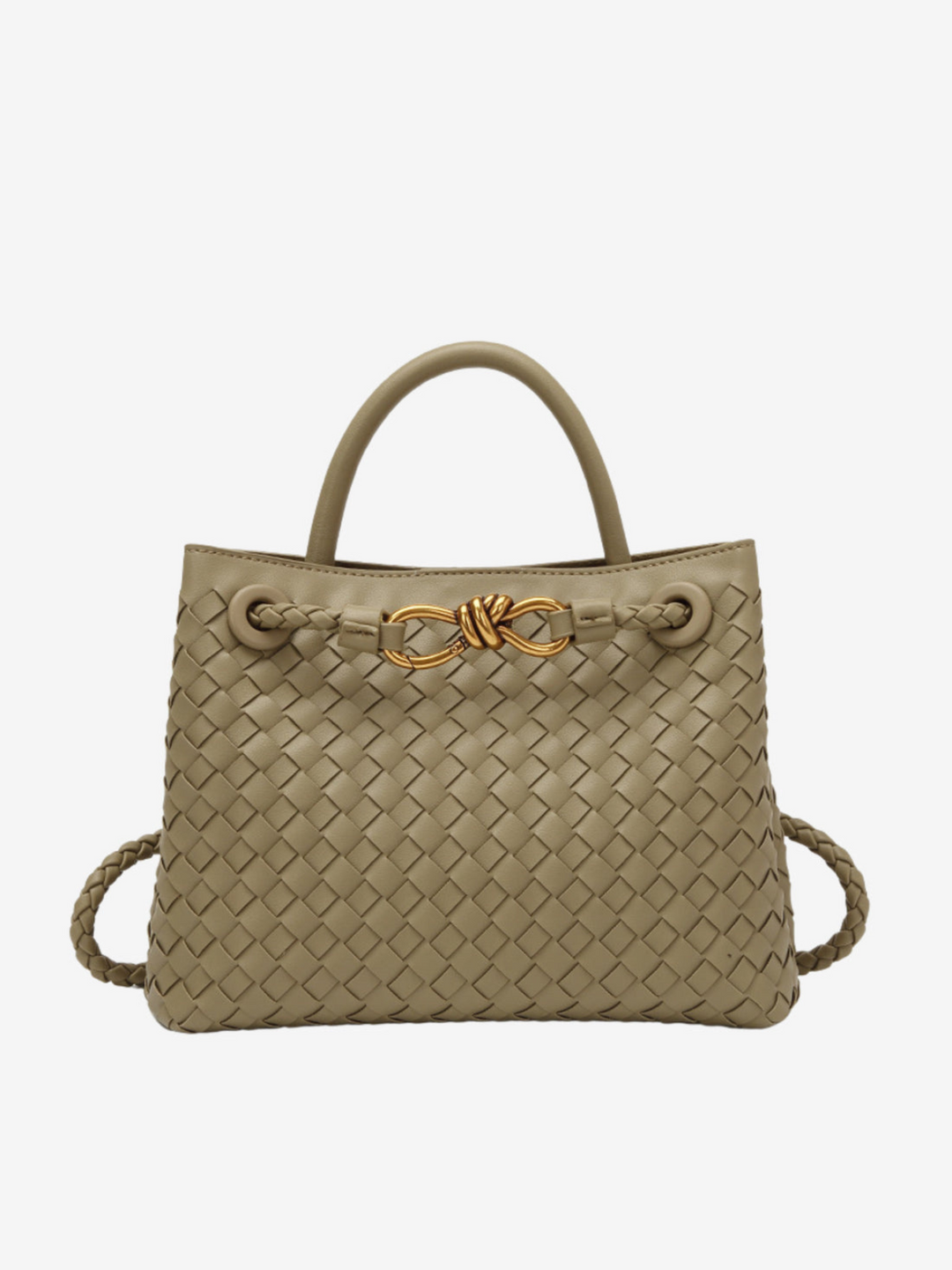 Crossbody-Flechttasche für Damen, ein modisches und elegantes Accessoire für stilvolle Outfits.