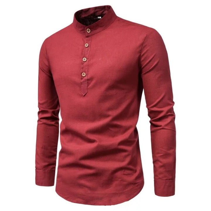 Festliches Trachtenhemd Albert für Herren. Perfekt für das Oktoberfest, Hochzeiten & traditionelle Anlässe. Slim Fit Design.