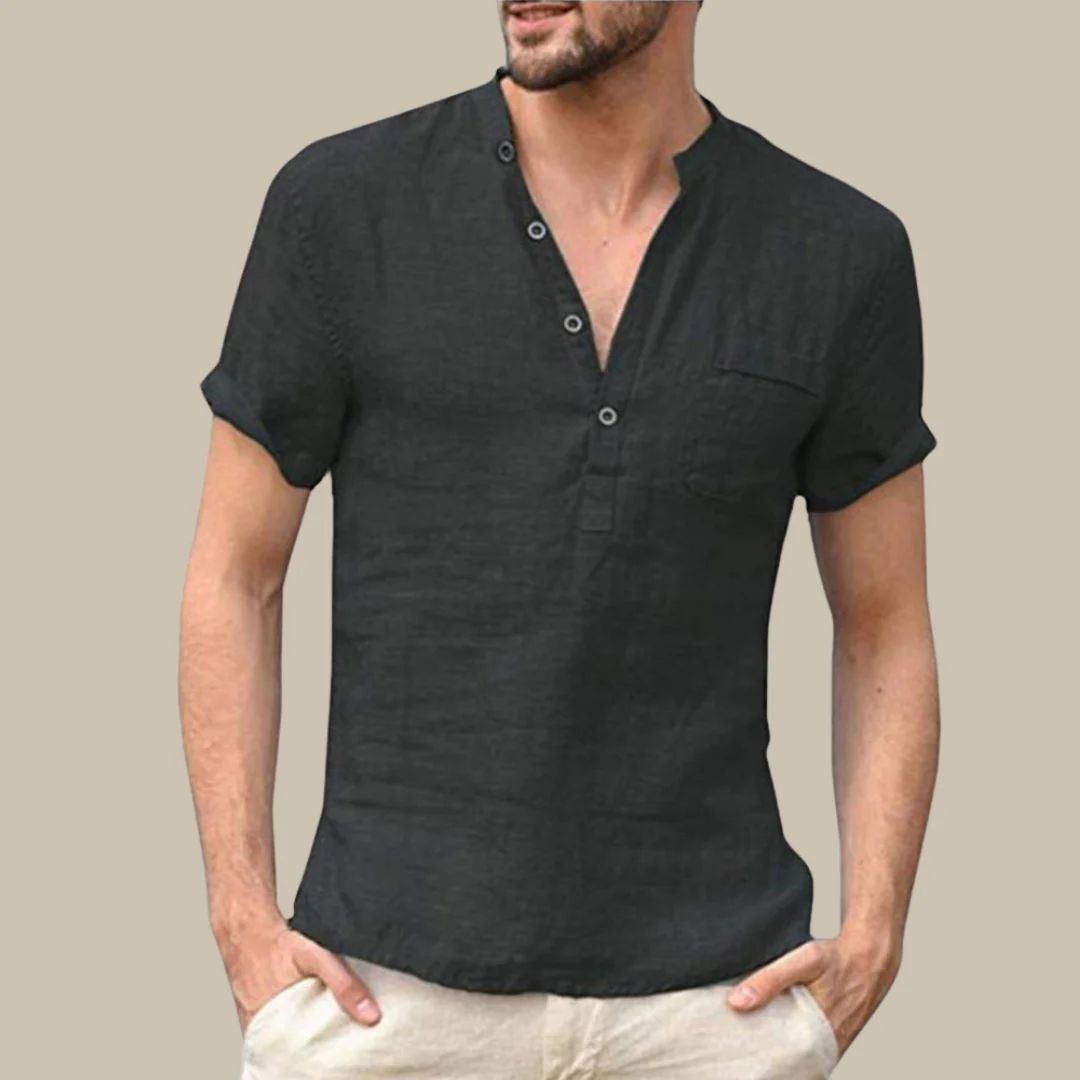 Stylisches Herren Polo-Shirt für Frühling/Sommer. Kurzarm, komfortabel, ideal für Business-Casual & Freizeit.