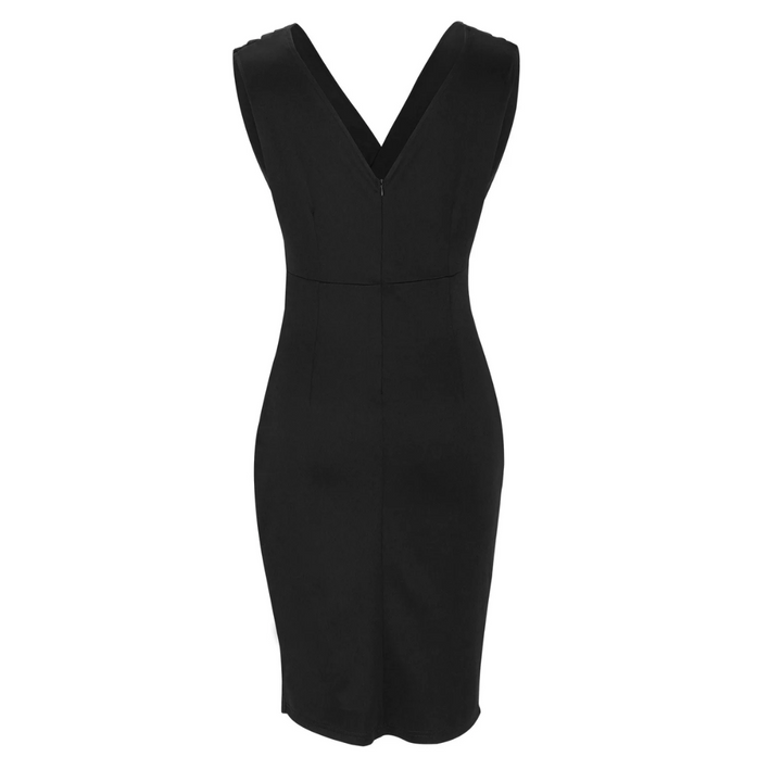 Modernes Damen Sommer Cocktailkleid, figurbetont und stilvoll. Perfekt für festliche Abende.