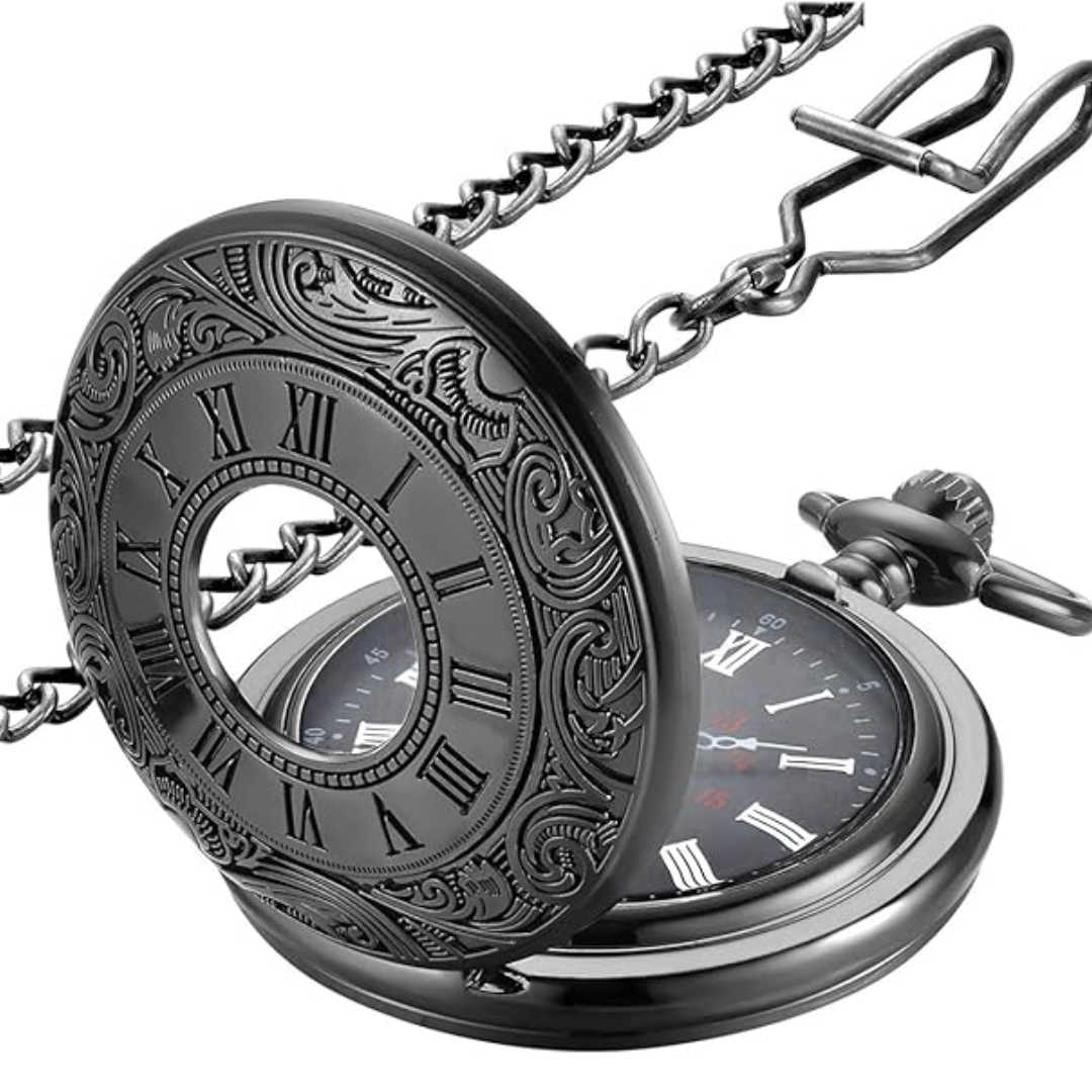 Zeitlose Vintage Taschenuhr für Damen und Herren, stilvolles Retro Accessoire.