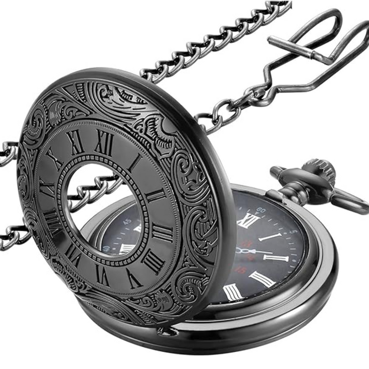 Zeitlose Vintage Taschenuhr für Damen und Herren, stilvolles Retro Accessoire.