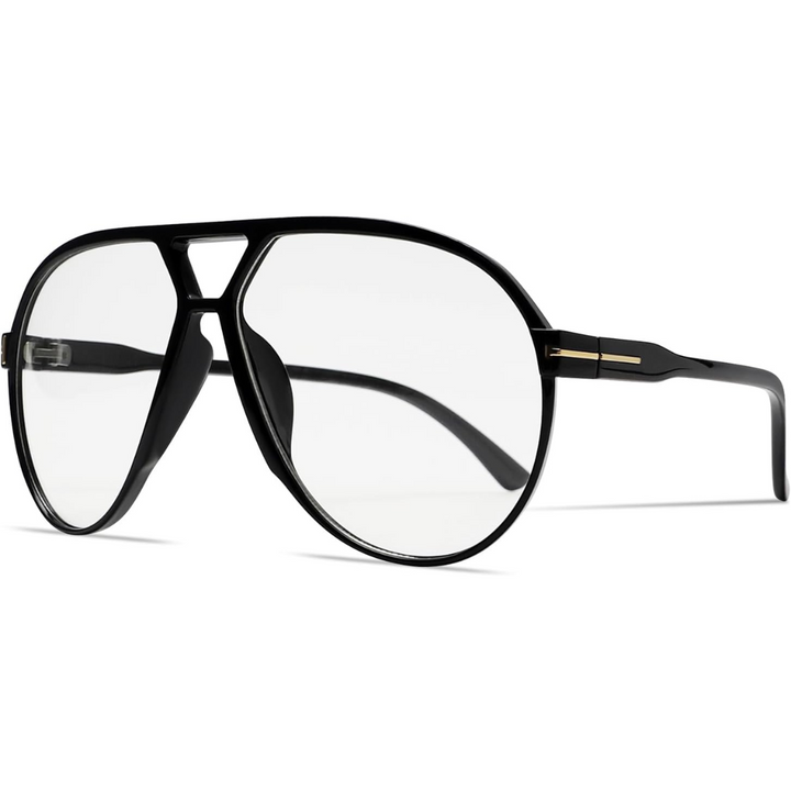 Modische Retro Oversized Aviator Sonnenbrille, quadratisch, unisex, UV400 Schutz, für Sommer & Style.