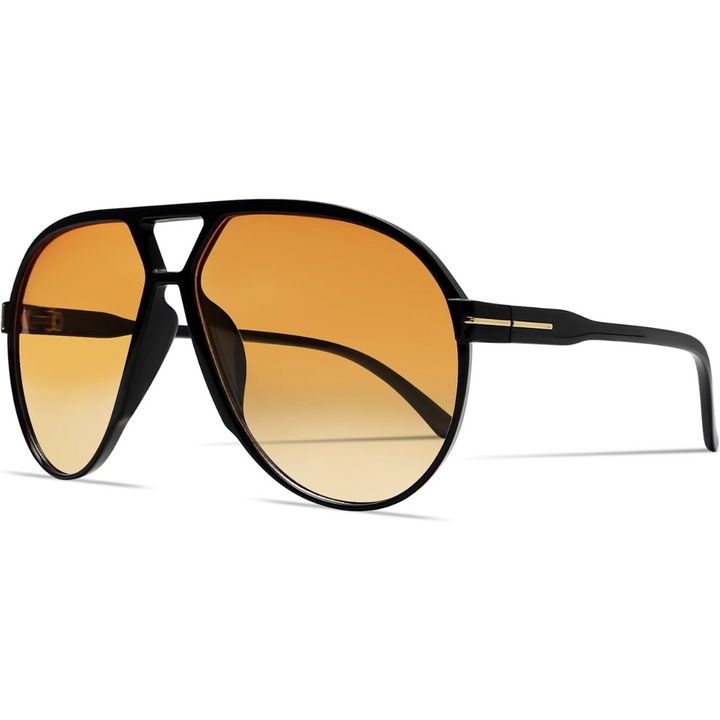 Trendiges Modeaccessoire: Unisex Retro Oversized Aviator Sonnenbrille, UV400 Schutz, für den Strand.
