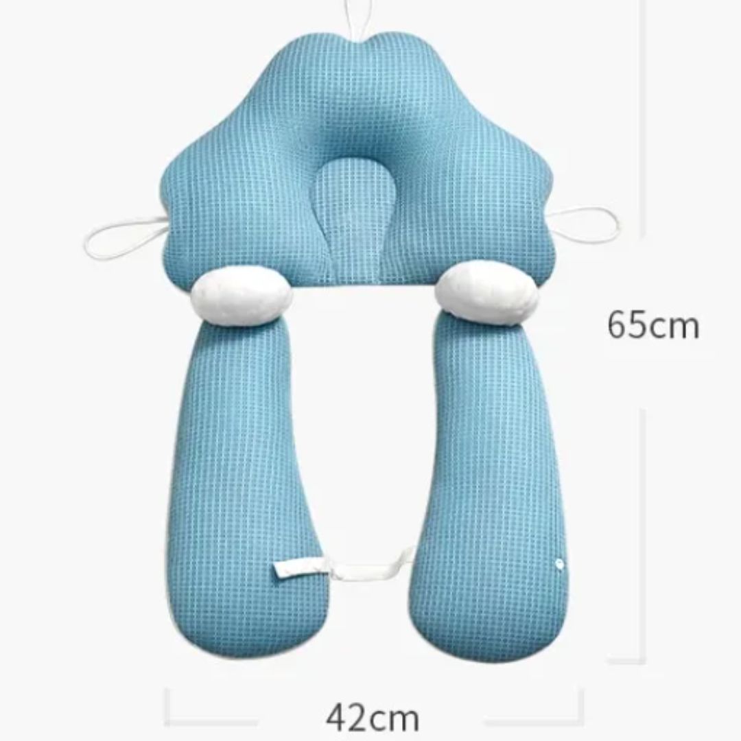 Babykissen für gesunden Schlaf, ergonomisch & atmungsaktiv, bietet optimalen Kopfschutz.