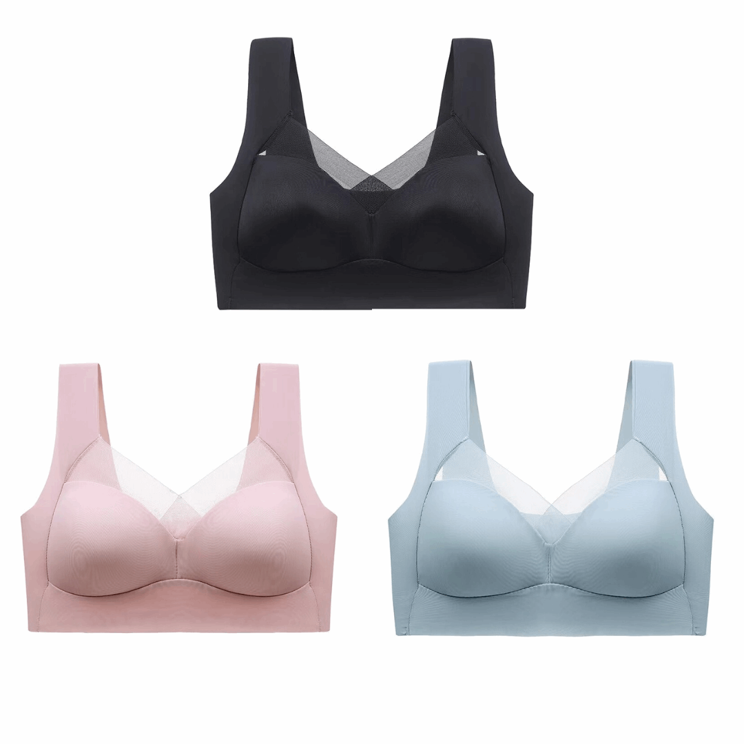 Eline: Der bügellose Push-up-BH für Damen, nahtlos, mit Komfort und glattem, unsichtbaren Rücken.