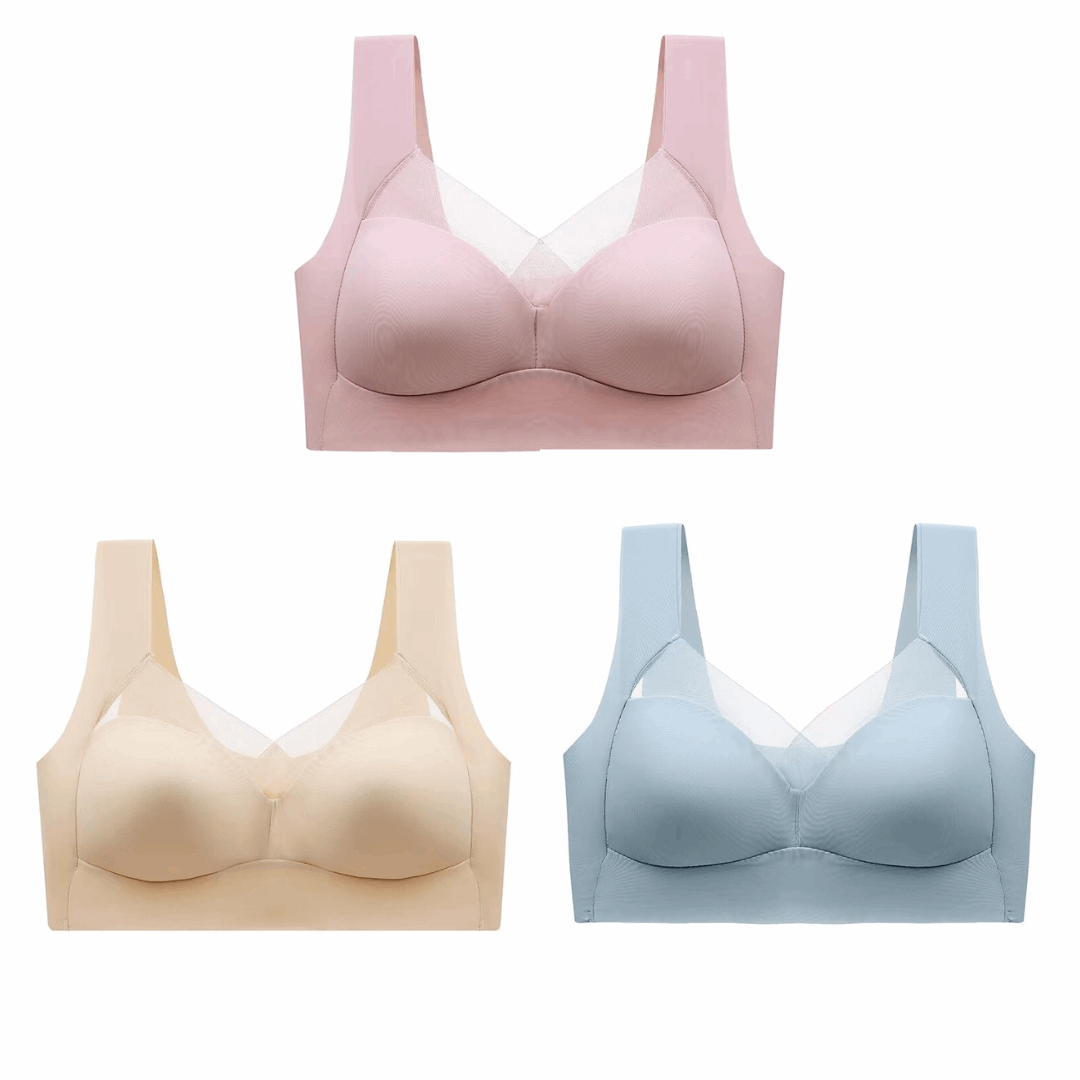 Nahtloser und bügelloser Damen-BH Eline mit Push-up-Effekt, perfekt für unsichtbaren Halt.