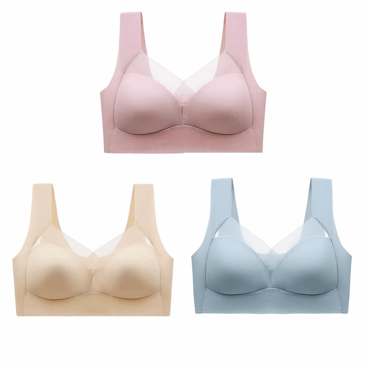 Nahtloser und bügelloser Damen-BH Eline mit Push-up-Effekt, perfekt für unsichtbaren Halt.