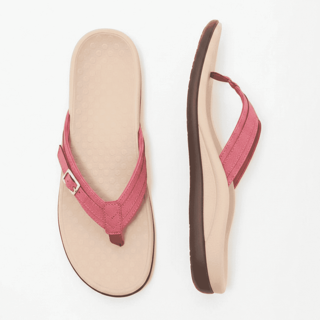 Damen orthopädische Sandalen mit starker Fußgewölbeunterstützung für Komfort und Schmerzlinderung im Sommer.