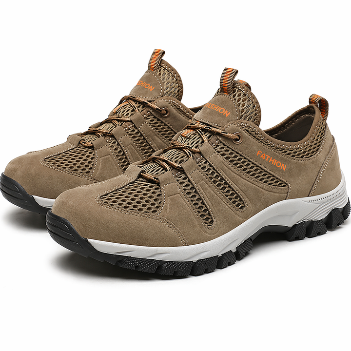 Modische Low-Top Damen Wanderschuhe mit dämpfender Sohle und robustem Design für Alltag & Freizeit.