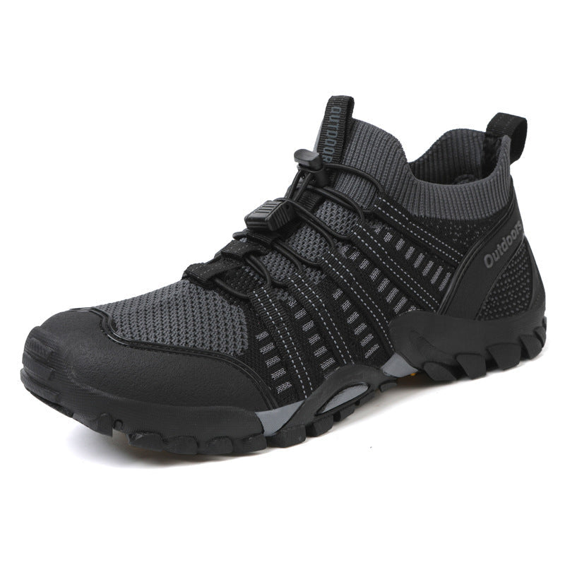 Sportliche Trekkingschuhe für Damen, atmungsaktiv & rutschfest, ideal für anspruchsvolle Wanderwege.