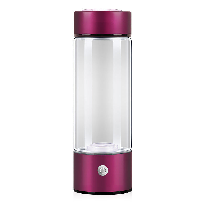 Unisex Wasserstoffflasche: Glas, antioxidant, für Sport, Wellness, Gesundheit & vitales Leben.