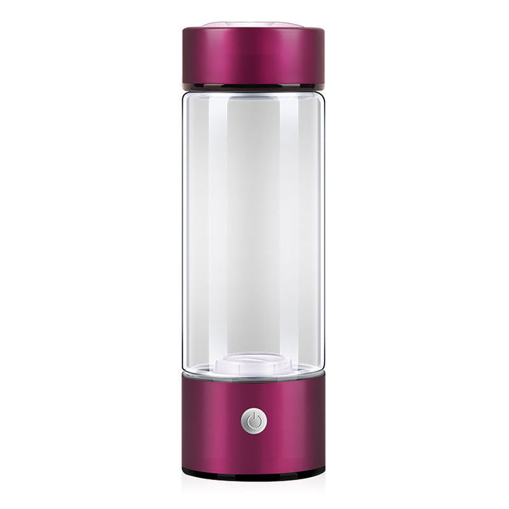 Unisex Wasserstoffflasche: Glas, antioxidant, für Sport, Wellness, Gesundheit & vitales Leben.
