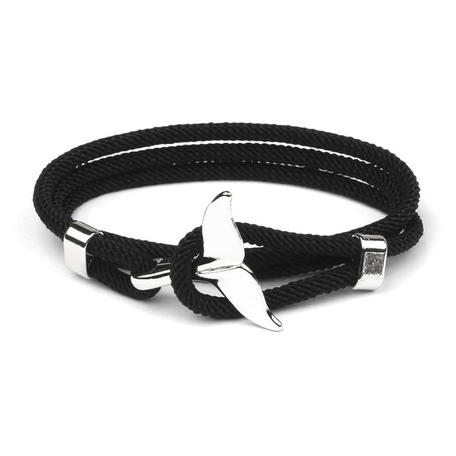 Stylisches Unisex-Armband mit Ankerverschluss, robustes Seil, maritimer Look, Accessoire.